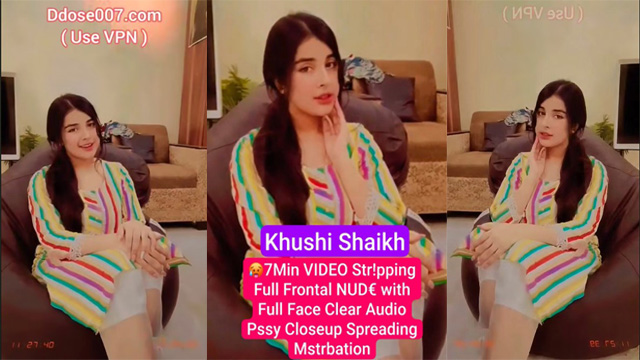 Khushi Shaikh Trending Instant Model New – Latest 7Min Premium Live