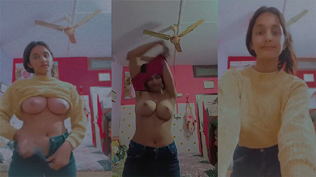 Sexy young Slim Babe Nude Show