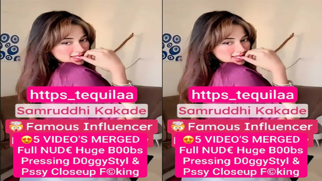 Tequilaa Aka Samruddhi Kakade – Nude Famous Instagram Influencer – Paid App Collection