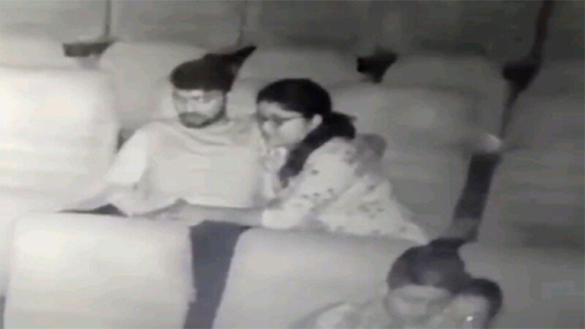 College Girls Blowjob in the theater