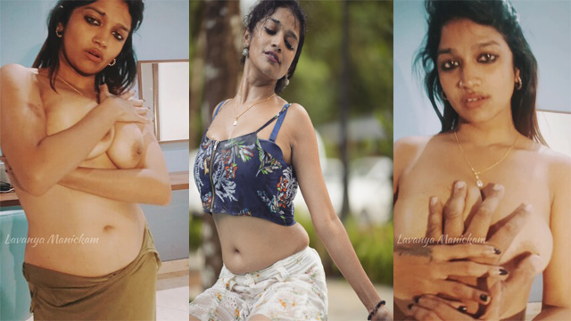 Lavanya Manickam Tits Played and Groped By Cameraman