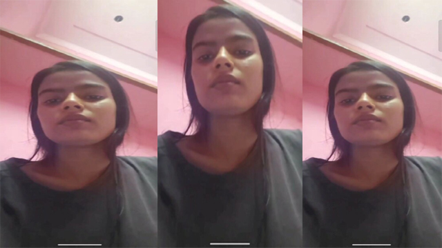 Indian Girl Showing Sister On Video Call
