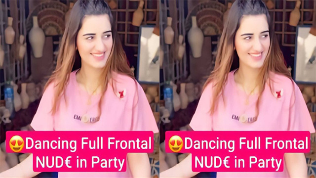 Pakistani Actress & Model Most Exclusive Viral – Dancing Full Frontal Nude with Full Face Hot Expressions