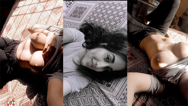 Beautiful Chubby Mal Squeezing Boobs