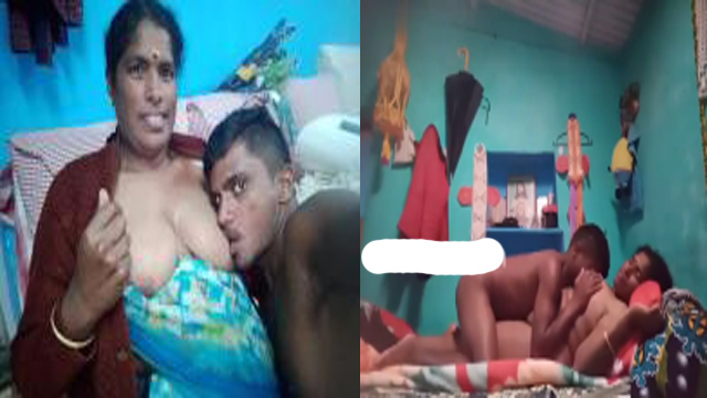 Tamil Boy With Mature Old Aunty Fucked