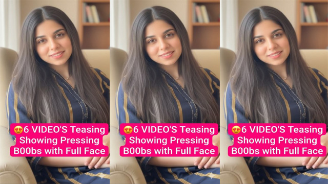 Innocent Looking GF Latest Most Exclusive Viral – Teasing Showing Pressing Boobs with Full Face