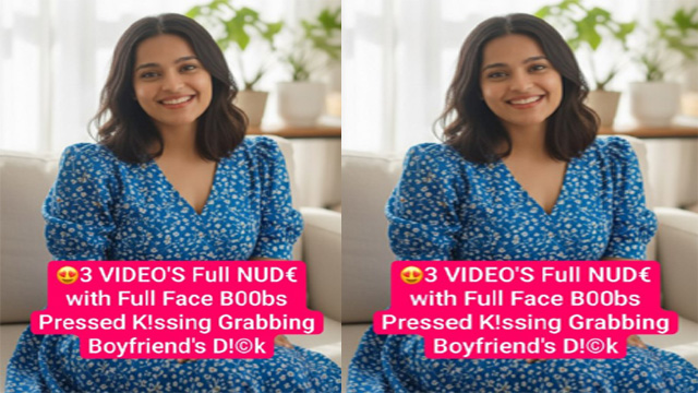 Desi GF Latest Most Exclusive – Viral Boobs Pressed – Kissing Grabbing Boyfriend’s Dick Video Watch