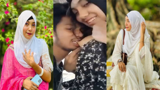 Horny Hijabi Girl Outdoor Kissing – Smooching Boobs Porn