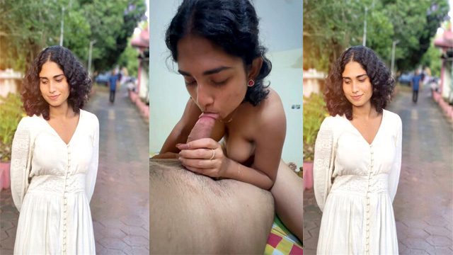 Beautiful Mallu GF Sucking Dick – New Desi Porn