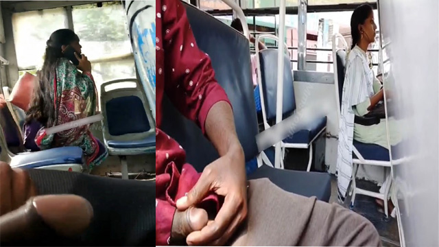 Daring Horny Guy – Flash Dick Inside Public Bus Viral Mms