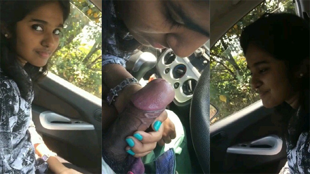 Mallu Babe Giving Blowjob – Fucked by Boyfriend In Car
