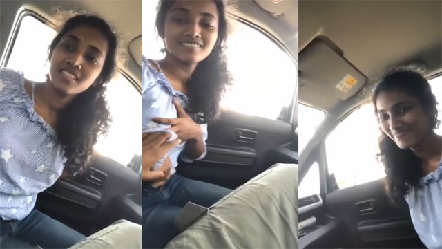 Nice Shape Figure Babe – Inside Car With BF Video HD