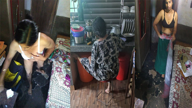 Desi Beautiful Bhabhi Bathing Captured Viral