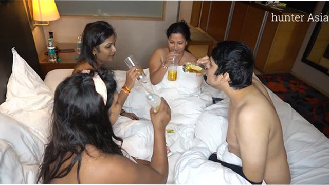 Desi Wife Foursome Fucking Mms