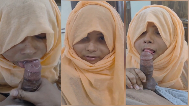 Hijabi Wife Affair Giving Blowjob To Lover Full Video