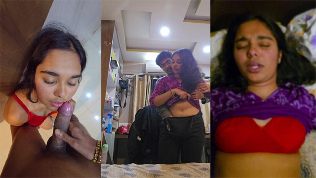 Horny Girl Giving Blowjob – Fucking With Boyfriend