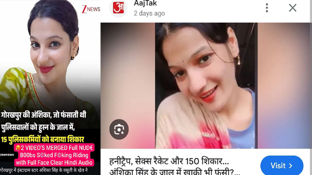 DSP Officer Trap model Anshika Fucking Pussy