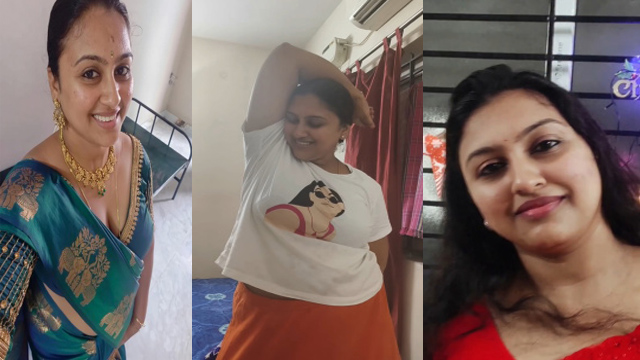 Tamil Young Aunty Sowmya – @Sowmya_Officialpage Leaked Viral Video