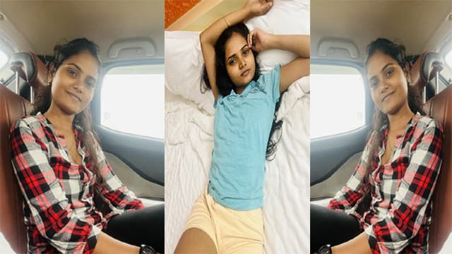 Sexy Tamil Makeup Artist Girl Teasing Pussy Closeup